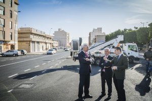 Visita para comprobar el fin de las obras.
