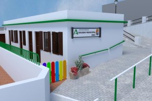 El remodelado centro escular rural que prestará servicio este año en Enix