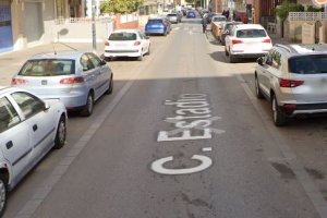 Calle Estadio, donde ha ocurrido el tiroteo.
