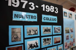 Imagen de la exposición que hay en el CEIP Ramón y Cajal.