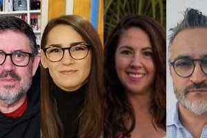 Rafael Esteban, Carmen Mateos, Raquel Martínez y Antonio Heras.