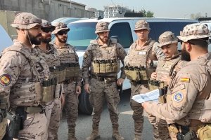 Legionarios desplegados en Irak