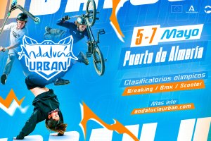 Cartel del evento que se va a celebrar en Almería.