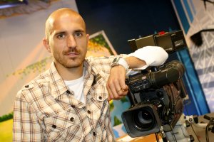 En una de sus visitas a La Prórroga, de Localia Televisión.