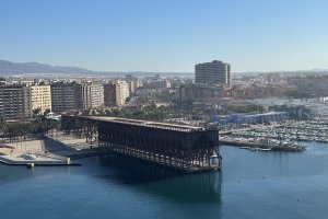 Vista aérea del Cable Inglés.