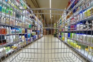 Imagen de archivo de un supermercado.