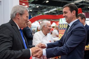 Pedro Caparrós y Javier A. García, en la última edición de Fruit Attraction.