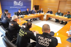 Junta Local de Seguridad en El Ejido para preparar el operativo de San Marcos.
