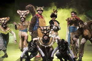 El Rey león en el Teatro Cervantes.