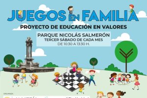 Cartel de la actividad \'Juegos en familia\'