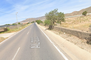 Imagen captura de la carretera AL-3303.
