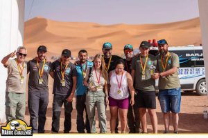 Los participantes almerienses al final de la prueba