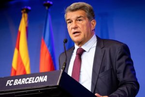 Laporta, presidente del Barcelona.