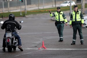 Imagen de archivo de un control de la Guardia Civil.