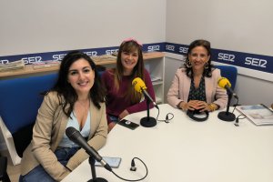 Yolanda Pérez, Elvira Skrisels y Gabi Morales.