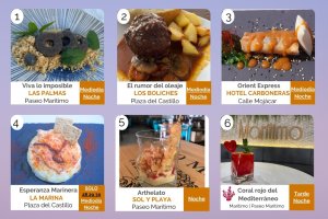 Algunas de las tapas propuestas para la séptima Ruta de la Tapa.