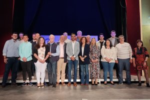 El candidato popular de Sorbas presentó al equipo con el que se  presenta a las elecciones.