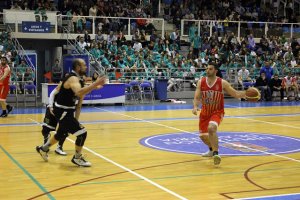 Imagen de archivo de un partido en el Rafael Florido.