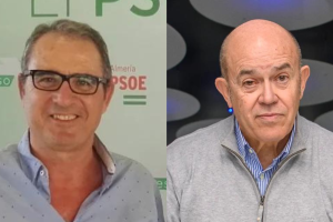 Diego Asensio (izquierda) y José Guerrero, candidatos del PSOE en Herrera de Soria y Carabantes, respectivamente
