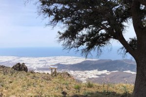 Uno de los puntos del sendero con unas vistas espectaculares.