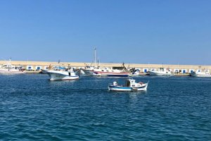 Imagen de archivo del puerto pesquero de Carboneras.