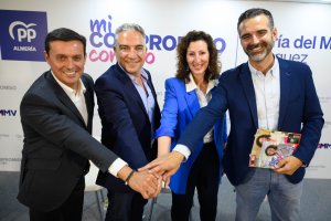 Javier García, Elías Bendodo, María del Mar Vázquez y Ramón Fernández-Pacheco.