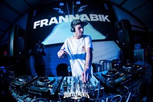 Frannabik, durante uno de sus shows.