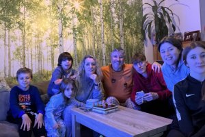 Foto de familia que guardan con mucho mimo en casa.