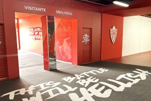 \"Esta batalla será infernal\", en el túnel de vestuarios del equipo rojiblanco.