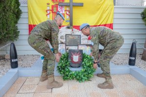 Homenaje a los tres fallecido en Líbano