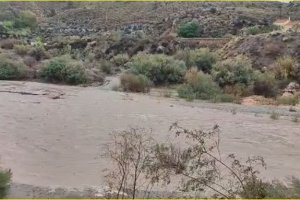 LLuvías caídas ayer en la cuenca del río Almanzora.