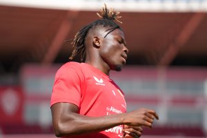 El Bilal Touré se ha ejercitado este miércoles con el grupo.