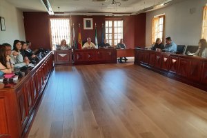 Pleno del Ayuntamiento de Huércal de Almería.