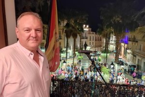 Antonio Fernández este 28 de mayo celebrando la victoria.