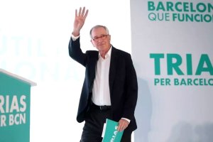 Trias, ganador de las elecciones en Barcelona.