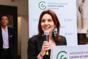 Magdalena Cantero, presidenta de la Asociación Española contra el Cáncer en Almería.