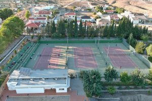 Imagen de archivo de las instalaciones del Club de Tenis de Albox.