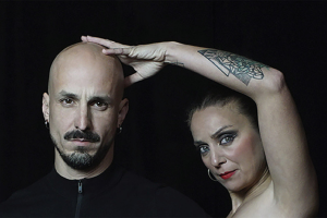 El DJ Yessi Yacobi y la bailaora Mayte Beltrán.