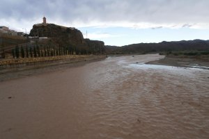 Salida del Río Almanzora a su paso por la localidad de Arboleas
