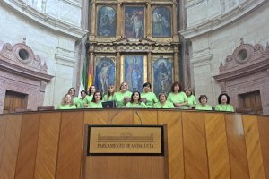 Socias de COPISI en el Parlamento de Andalucía