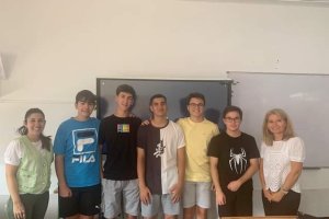 Alumnos participantes del IES Aguadulce del Concurso de Conocimientos Financieros 2023.