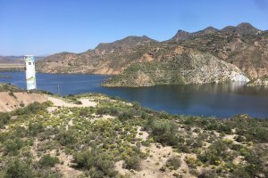 Cuevas del Almanzora y Benínar han recogido agua con las últimas lluvias