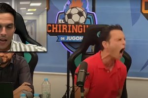 Diego Plaza analizando cómo vivió el gol de Adri Embarba, el tanto de la permanencia.