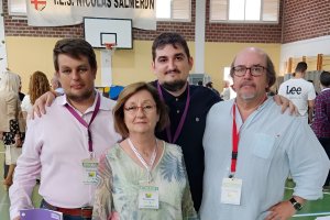 Miembros de Podemos e IU Almería el pasado 28-M.