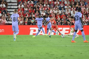 Kaiky en el partido de la primera jornada ante el Real Madrid.