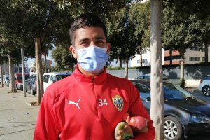 Cristian Olivera llegó a jugar con el primer equipo y el filial del Almería. Ahora está en Boston River.