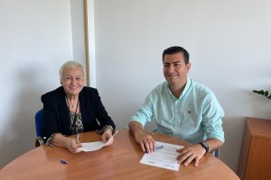 Pilar Fenoy (Vox) y José Francisco Garrido (PP).