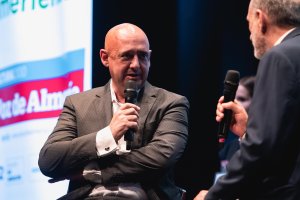 Manuel López, director general de Ginegar en la X Gala de la Agricultura Almeriense.