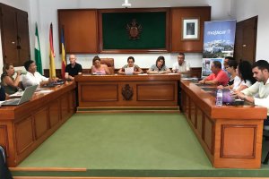 Imagen de archivo de un Pleno en Mojácar.