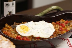 Pisto para almorzar.